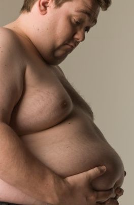 men store fat in midsection