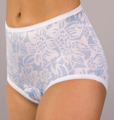 wearever floral fancy incontinence panty