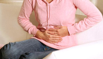 Symptoms of complex hemorrhagic ovarian cyst